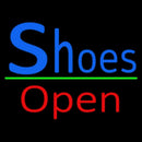 Blue Shoes Open Handmade Art Neon Sign