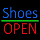 Blue Shoes Open With Line Handmade Art Neon Sign