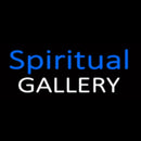 Blue Spritual White Gallery Handmade Art Neon Sign