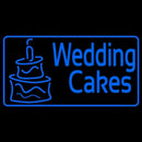 Blue Wedding Cakes 1 Handmade Art Neon Sign