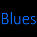 Blues Cursive 1 Handmade Art Neon Sign