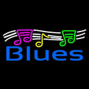 Blues With Musical Note 1 Handmade Art Neon Sign