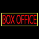 Box Office With Yellow Border Handmade Art Neon Sign