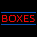 Boxes Double Line Handmade Art Neon Sign