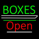 Boxes Double Stroke 3 Handmade Art Neon Sign