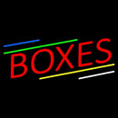 Boxes Handmade Art Neon Sign