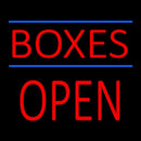 Boxes Open Block Handmade Art Neon Sign