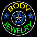 Body Jewelry Round Handmade Art Neon Sign