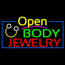 Body Jewelry With Logo Open Handmade Art Neon Sign