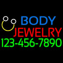 Body Jewelry With Phone Number Handmade Art Neon Sign