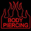Body Piercing Handmade Art Neon Sign