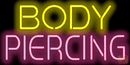 Body Piercing Handmade Art Neon Sign