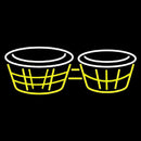 Bongos Drum 1 Handmade Art Neon Sign