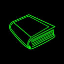 Book Handmade Art Neon Sign