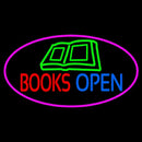 Book Open Logo Handmade Art Neon Sign