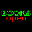 Books Red Open Handmade Art Neon Sign