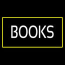 Books Yellow Border Handmade Art Neon Sign