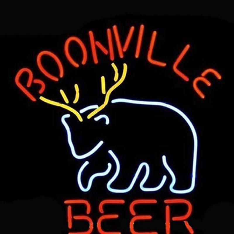 Boonville Deer Logo Pub Store Handmade Art Neon Sign