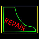 Boot Repair With Border Handmade Art Neon Sign
