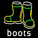Boots With Logo Handmade Art Neon Sign