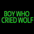 Boy Who Cried Wolf Handmade Art Neon Sign