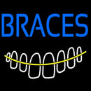 Braces With Teeth Handmade Art Neon Sign