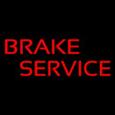 Brake Service Red Handmade Art Neon Sign