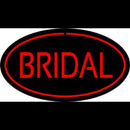 Bridal Block Oval Red Handmade Art Neon Sign