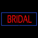 Bridal Rectangle Blue Handmade Art Neon Sign