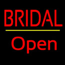 Bridal Yellow Line Open Handmade Art Neon Sign