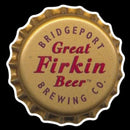 Bridgeport Great Firkin Handmade Art Neon Sign