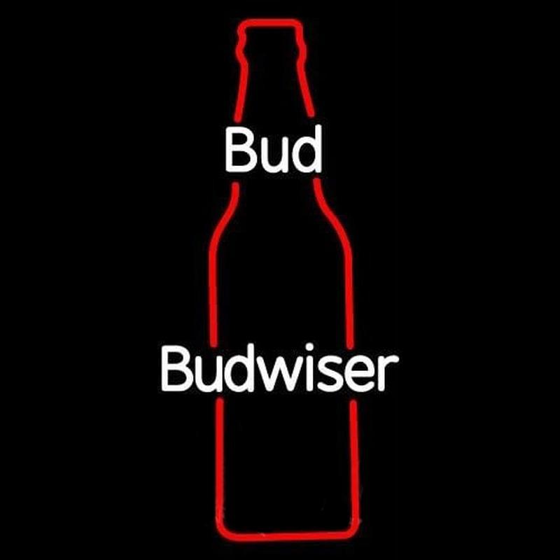 Bud Bottle Beer Sign Handmade Art Neon Sign