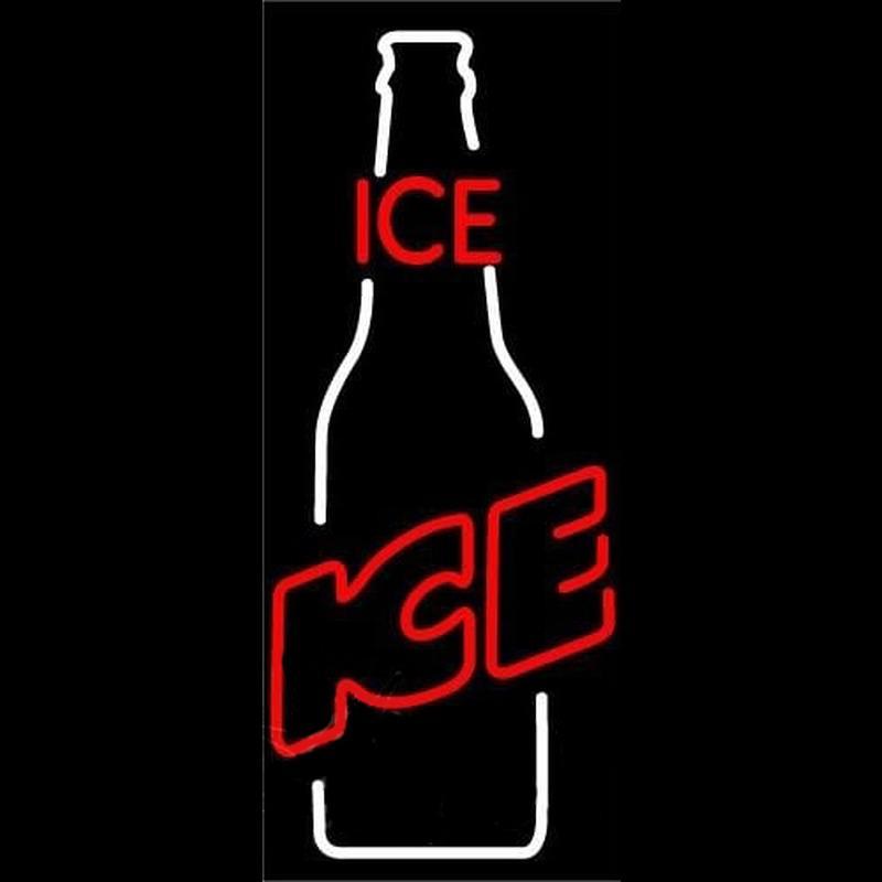 Bud Ice Bottle Beer Sign Handmade Art Neon Sign
