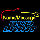 Bud Light Electric Guitar Beer Sign Handmade Art Neon Sign