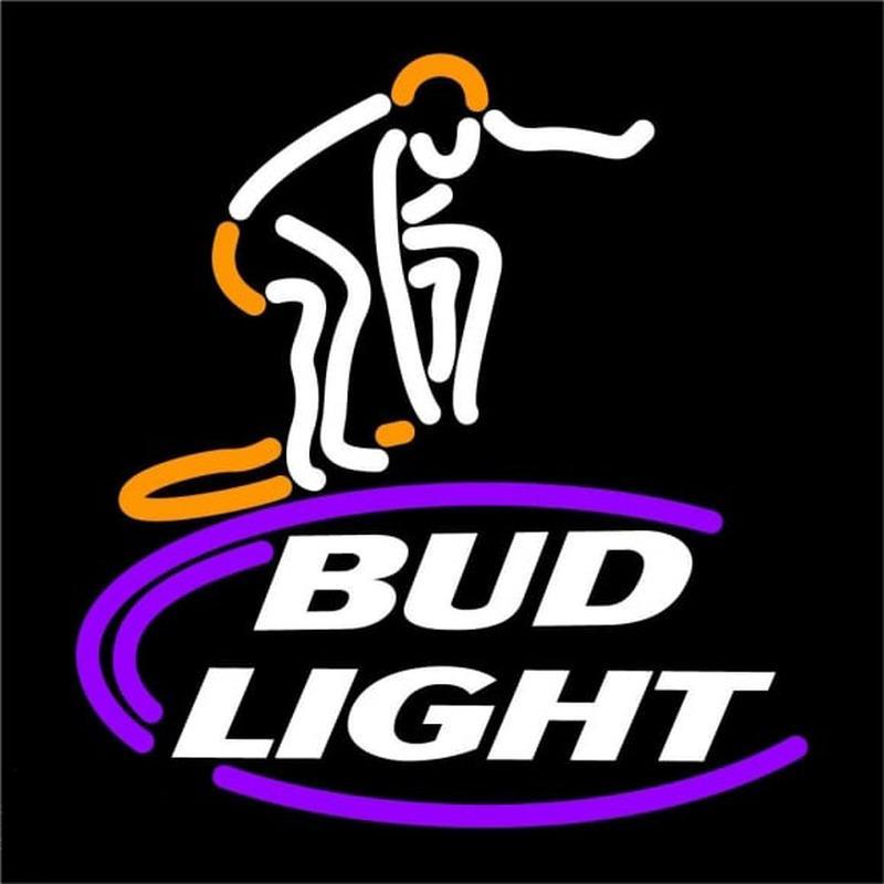 Bud Light Surfer Beer Sign Handmade Art Neon Sign