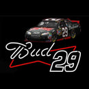 Bud with 29 Nascar Handmade Art Neon Sign