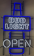 Bud Light Open Neon Sign