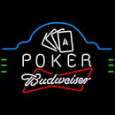 Budweiser Poker Ace Cards Beer Sign Handmade Art Neon Sign