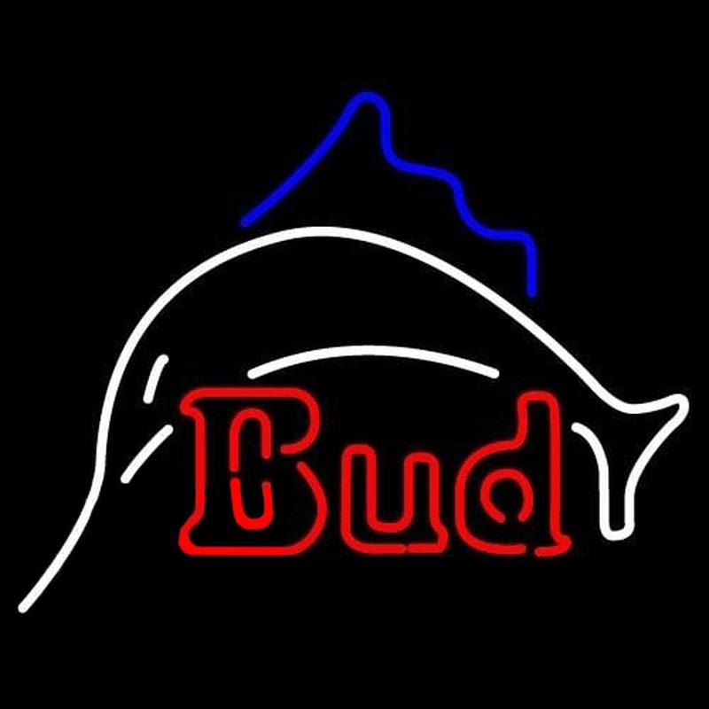 Budweiser Sailfish Beer Sign Handmade Art Neon Sign