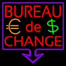 Bureau De Change Handmade Art Neon Sign