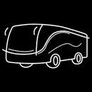 Bus Outline Handmade Art Neon Sign
