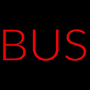 Bus Red Handmade Art Neon Sign