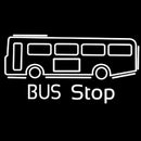 Bus Stop Handmade Art Neon Sign