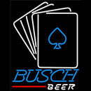Busch Cards Beer Sign Handmade Art Neon Sign