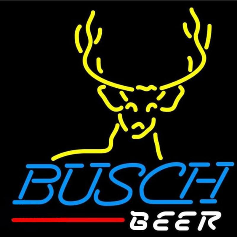 Busch Deer Buck Beer Sign Handmade Art Neon Sign