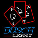 Busch Light Ace And Poker Beer Sign Handmade Art Neon Sign