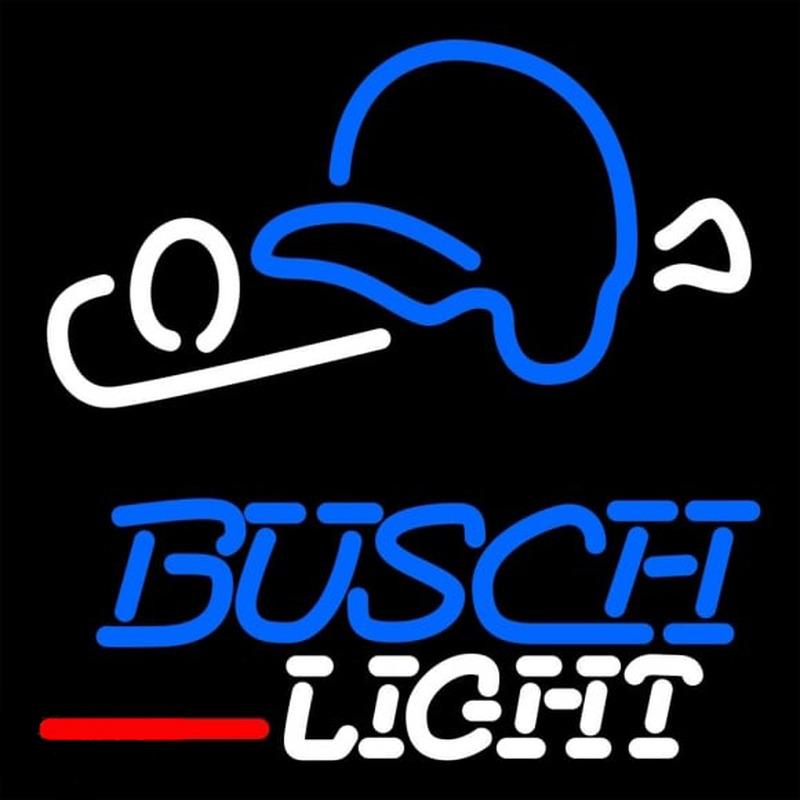 Busch Light Baseball Beer Sign Handmade Art Neon Sign