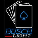 Busch Light Cards Beer Sign Handmade Art Neon Sign