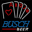 Busch Poker Series Beer Sign Handmade Art Neon Sign