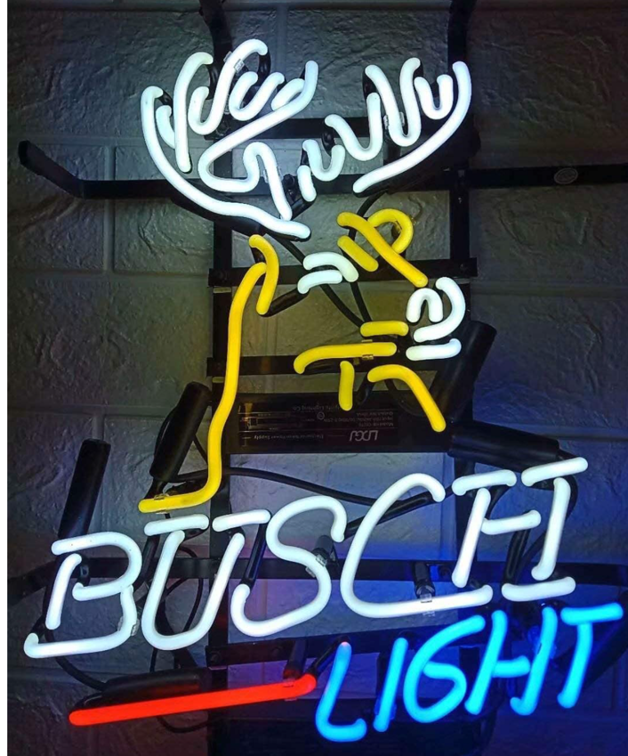 Busch Light Buck neon sign